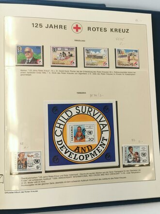 "125 Jahre Rotes Kreuz" Offizielles Album des Roten Kreuzes