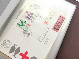 Rotes Kreuz, Sammlung von etwa 90 Ganzsachen zum Thema