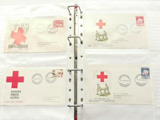 Rotes Kreuz, Sammlung von etwa 120 Ganzsachen zum Thema
