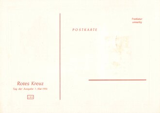 Deutschland nach 1945, Postkarte Rot Kreuz 1956