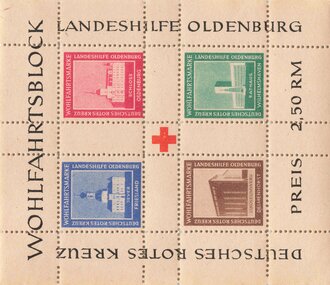Deutschland nach 1945, Deutsches Rotes Kreuz Landeshilfe Oldenburg, Wohlfahrtsblock