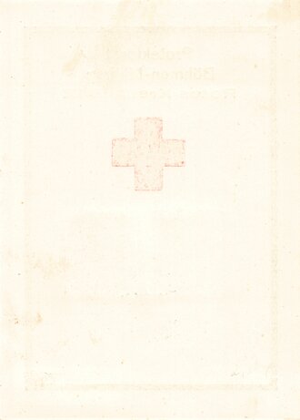Rot Kreuz III.Reich, Ganzsache Protektorat Böhmen - Mähren 1942