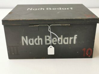 Blechkasten für Sanitätskasten der Wehrmacht " nach Bedarf"25 x 19 x 12cm
