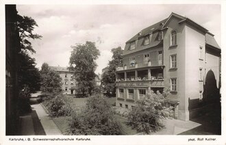 Ansichtskarte Karlsruhe Schwesternschaftsvorschule