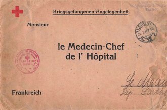 Kriegsgefangenenangelegenheit " le Medecin Chef de...