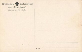 Ansichtskarte "Württemberg Landesverband vom Roten Kreuz - Zweigverein Cannstatt"