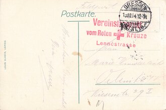 Ansichtskarte Leipzig "Erinnerung an das Kriegsjahr 1914"