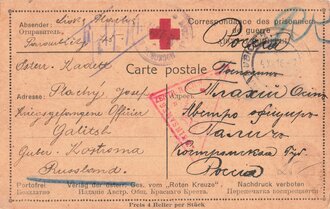 Kriegsgefangenenpost Österreich Ungarn  1916