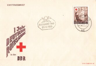 Ersttagsbrief " 1 Jahr Deutsches Rotes Kreuz in der...