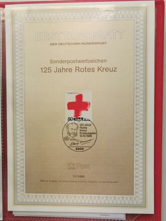 Rotes Kreuz, Sammlung von etwa 60 Ganzsachen zum Thema