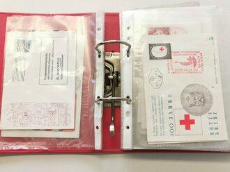 Rotes Kreuz, Sammlung von etwa 60 Ganzsachen zum Thema