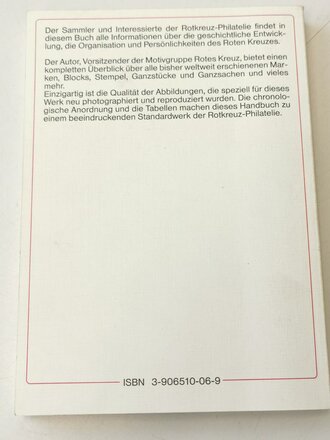 "Das Internationale Rote Kreuz im Spiegel der Philatelie" Insider Verlag, 237 Seiten DIN A5 