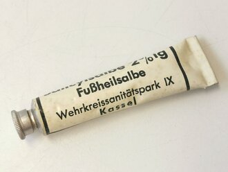 Tube "Fußheilsalbe" Wehrmacht NUR...