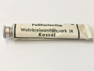 Tube "Fußheilsalbe" Wehrmacht NUR...