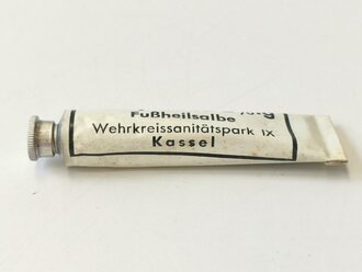 Tube "Fußheilsalbe" Wehrmacht NUR FÜR DEKOZWECKE