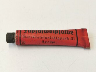 Tube "Fußschweißsalbe" Wehrmacht...