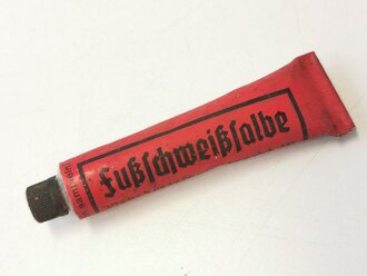 Tube "Fußschweißsalbe" Wehrmacht...