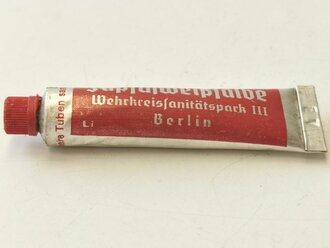 Tube "Fußschweißsalbe" Wehrmacht...