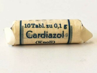 Aluminiumröhrchen Cardiazol Wehrmacht, nur zur DEKORATION