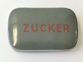 Blechdose " Zucker" für Sanitätszwecke