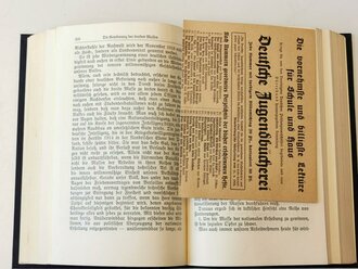 Adolf Hitler " Mein Kampf"  blaue Ganzleinenausgabe in gutem Zustand, eingeklebte Widmung der Firma Hartmann & Braun AG Frankfurt