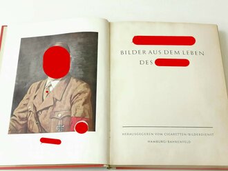 Sammelbilderalbum "Adolf Hitler", guter Zustand, komplett