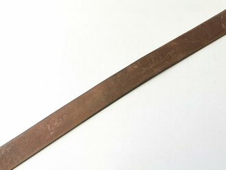 Koppel für Angehörige des Heeres, Frühes, zusammengehöriges Stück, die Lederlasche des Schlosses datiert 1936, Gesamtlänge 103cm