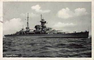 Ansichtskarte schwerer Kreuzer "Admiral Hipper"