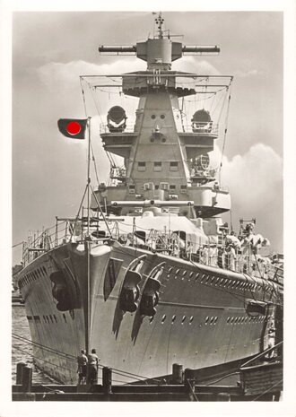 Ansichtskarte "Panzerschiff - Admiral Scheer"