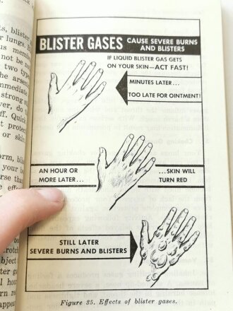 U.S. 1958 dated FM 21-41, soldiers handbook for nuclear, biological and chemical warfare, 187 pages