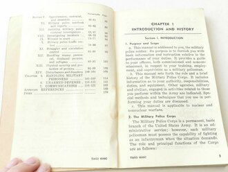 U.S. 1959 dated FM 19-5, the military policeman, 191 pages