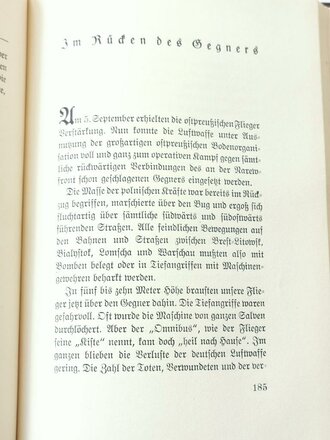 Blitzmarsch nach Warschau von Eugen Hadamovsky, datiert 1940, 261 Seiten, A5