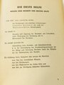 Amtliches Unterrichtsbuch über Erste Hilfe, datiert 1942, 263 Seiten, A5