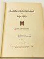 Amtliches Unterrichtsbuch über Erste Hilfe, datiert 1942, 263 Seiten, A5