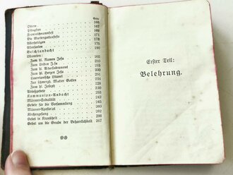 1.Weltkrieg, Der Sieger im Kampf - Gebetbuch für die heimkehrenden Krieger, datiert 1917, 270 Seiten, A6