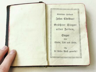 1.Weltkrieg, Der Sieger im Kampf - Gebetbuch für die heimkehrenden Krieger, datiert 1917, 270 Seiten, A6