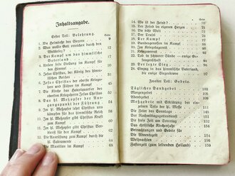 1.Weltkrieg, Der Sieger im Kampf - Gebetbuch für die heimkehrenden Krieger, datiert 1917, 270 Seiten, A6