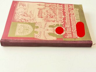 Wegweiser für Gau Württemberg Hohenzollern zum Reichsparteitag 1937 der NSDAP in Nürnberg, 128 Seiten, A6