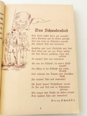 Wegweiser für Gau Württemberg Hohenzollern zum Reichsparteitag 1937 der NSDAP in Nürnberg, 128 Seiten, A6