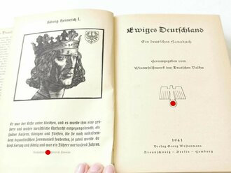 "Ewiges Deutschland " Ein deutsches Hausbuch, herausgegeben vom Winterhilfswerk des Deutschen Volkes 1941