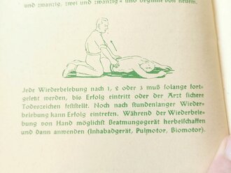 Merkblätter über Hilfeleistung bei Erkrankungen durch Chemische Kampfstoffe, 56 Seiten, datiert 1939