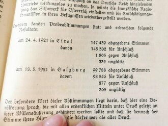 "Österreich im Großdeutschen Volksreich", datiert 1938, 95 Seiten,  A5