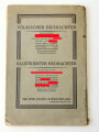 "Das Programm der N.S.D.A.P. und seine weltanschaulichen Grundgedanken" von Gottfried Feder, datiert 1930, 51 Seiten,  A5