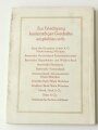 "Grosse Deutsche Kunstausstellung 1940" im Haus der Deutschen Kunst zu München, Juni - Oktober 1940, Offizieller Ausstellungskatalog, A5, ca.150 Seiten