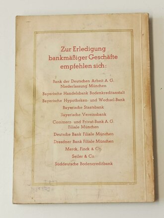 "Grosse Deutsche Kunstausstellung 1939" im Haus der Deutschen Kunst zu München, 16. Juli - 15. Oktober 1939, Offizieller Ausstellungskatalog, A5, ca.150 Seiten