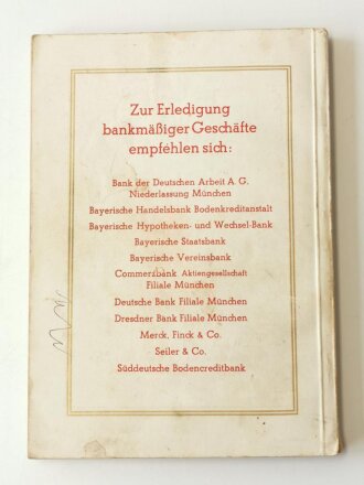 "Grosse Deutsche Kunstausstellung 1940" im Haus der Deutschen Kunst zu München, Juni - Oktober 1940, Offizieller Ausstellungskatalog, A5, ca.150 Seiten