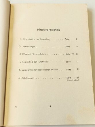 "Grosse Deutsche Kunstausstellung 1941" im Haus der Deutschen Kunst zu München, Juli bis auf weiteres, Offizieller Ausstellungskatalog, A5, ca.150 Seiten