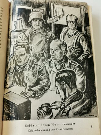 "Wir beginnen das Wunschkonzert für die Wehrmacht", datiert 1941, 224 Seiten, A5