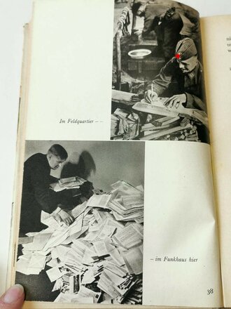 "Wir beginnen das Wunschkonzert für die Wehrmacht", datiert 1941, 224 Seiten, A5