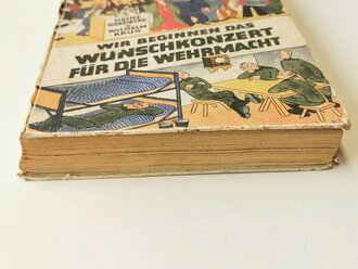 "Wir beginnen das Wunschkonzert für die Wehrmacht", datiert 1941, 224 Seiten, A5